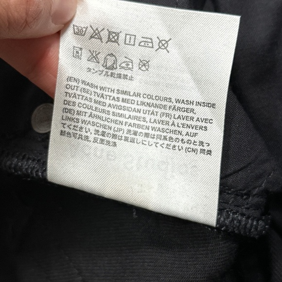 NWT Acne Studios Ace Stay Cash Skinny Black Denim Jeans Mens 33 - Picture 10 of 11